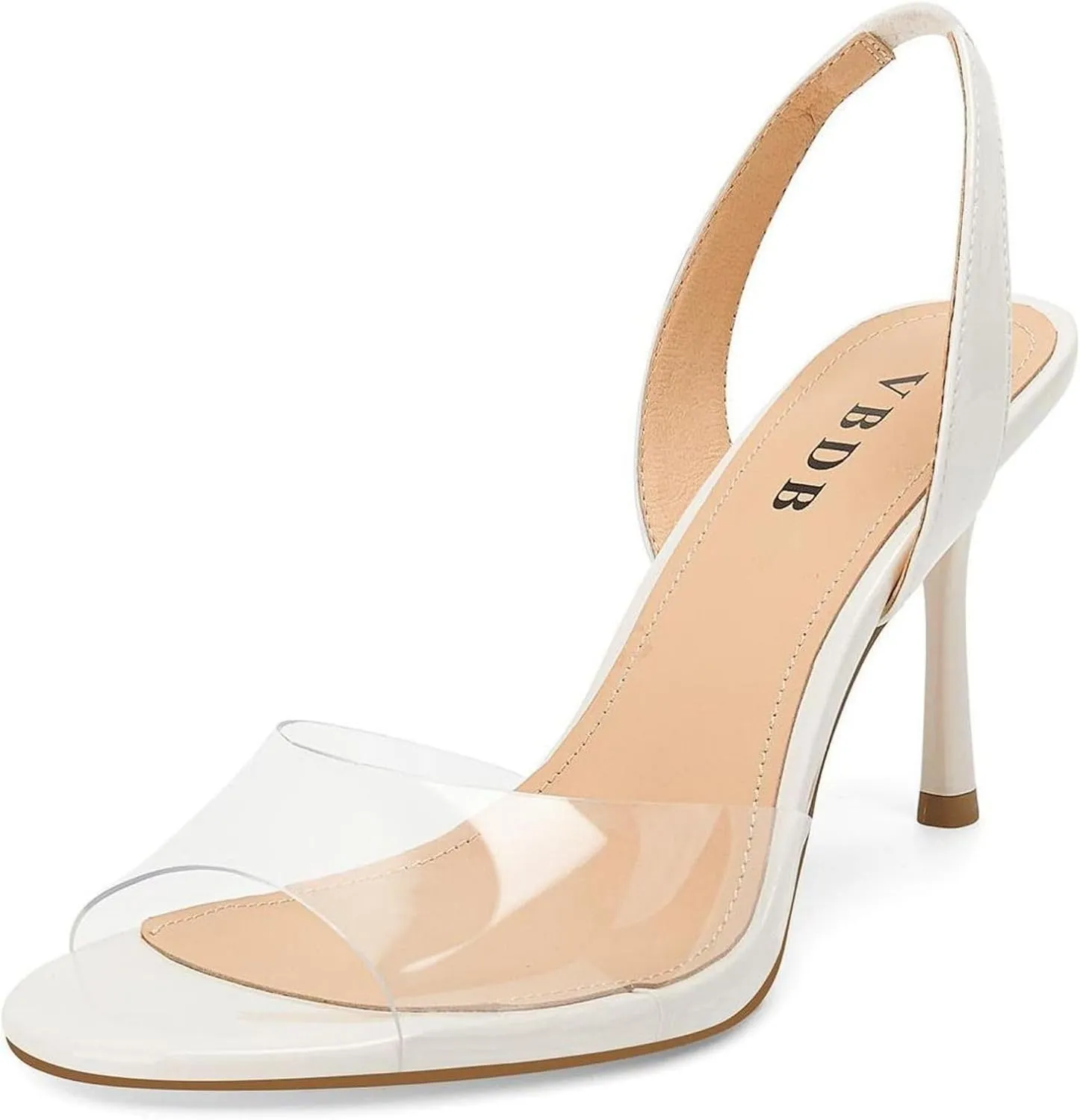Women's Clear High Heels Sandals Slingback Open Toe Stiletto Shoes for Women Weddings Parties Formally Daily Wear...