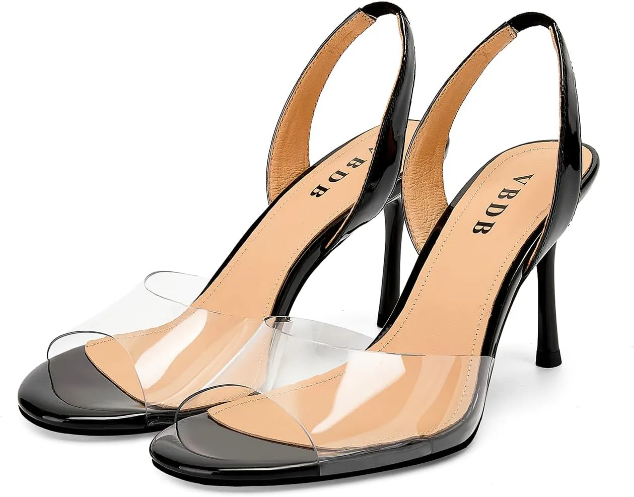 Women's Clear High Heels Sandals Slingback Open Toe Stiletto Shoes for Women Weddings Parties Formally Daily Wear...