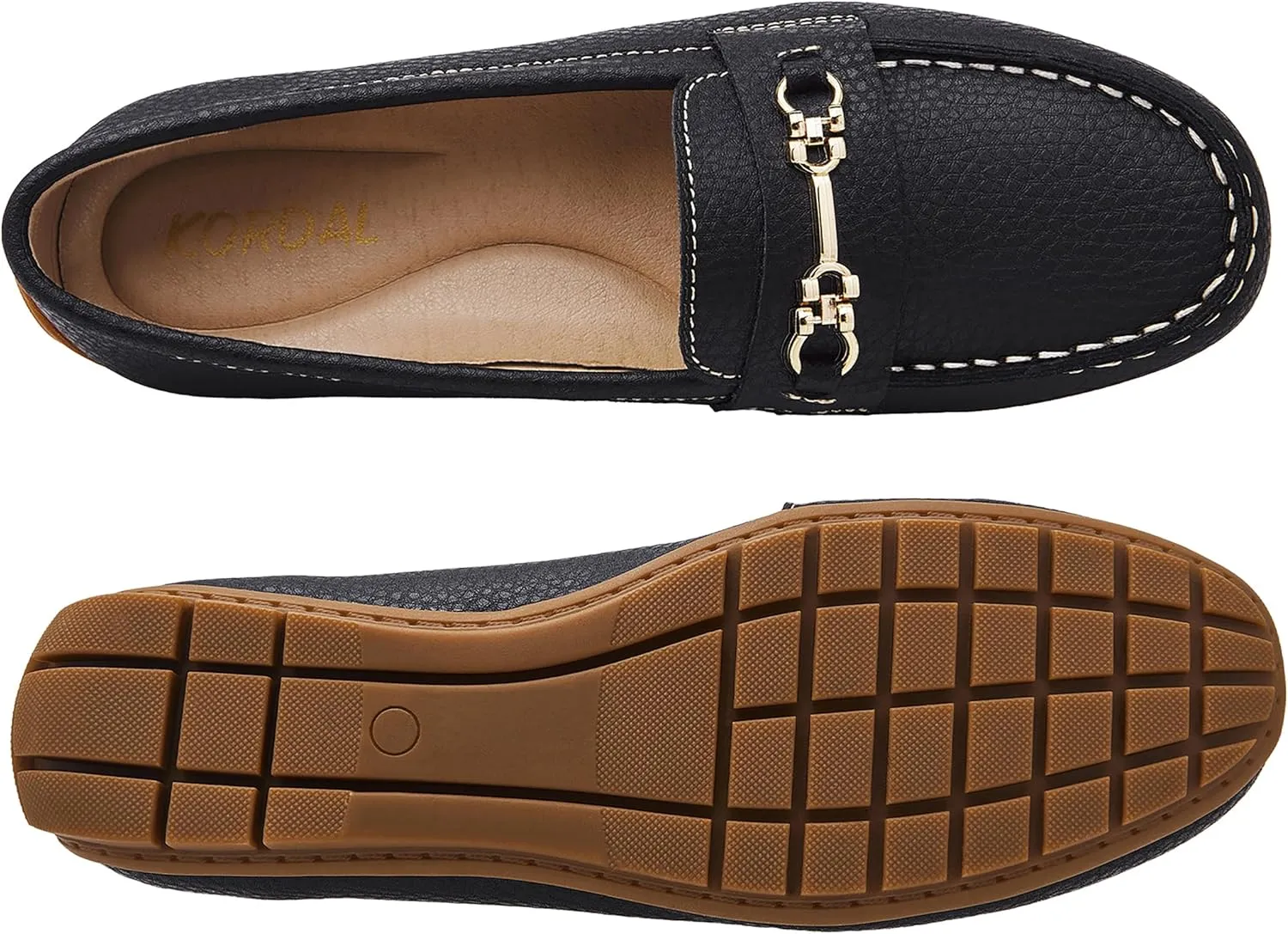 Women's Comfortable & Lightweight Leather Loafers Slip-Ons Driving Mocs Walking Shoes Cute Business Casual Dress Shoes Work Flats for Women