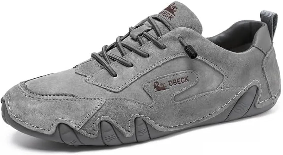 Women's Fashion Casual Walking Shoes Retro Leather Lightweight Outdoor Sports Sneakers for Hiking Trailing
