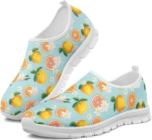 Women's Fruit Work Shoes Casual Loafers Flats Walk Shoes Ankle Support Platform Sneaker for Travel