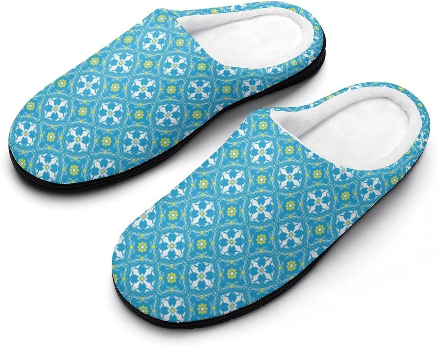 Womens Home Slippers Bedroom Slip-On Shoes Ladies Halloween Slippers Soft Cotton House Clog Slippers Indoor Outdoors