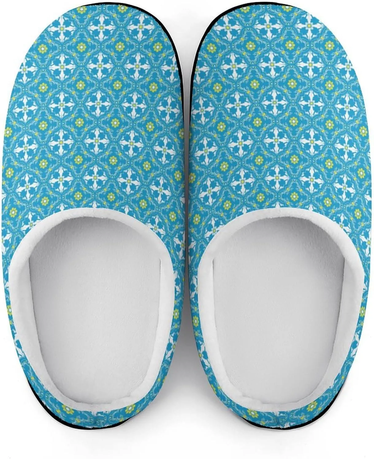 Womens Home Slippers Bedroom Slip-On Shoes Ladies Halloween Slippers Soft Cotton House Clog Slippers Indoor Outdoors