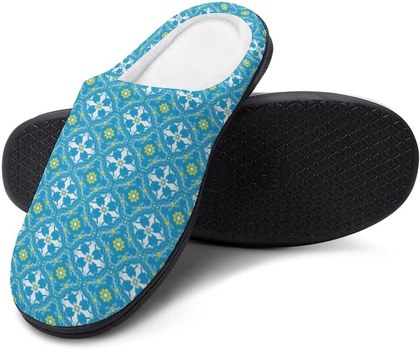 Womens Home Slippers Bedroom Slip-On Shoes Ladies Halloween Slippers Soft Cotton House Clog Slippers Indoor Outdoors