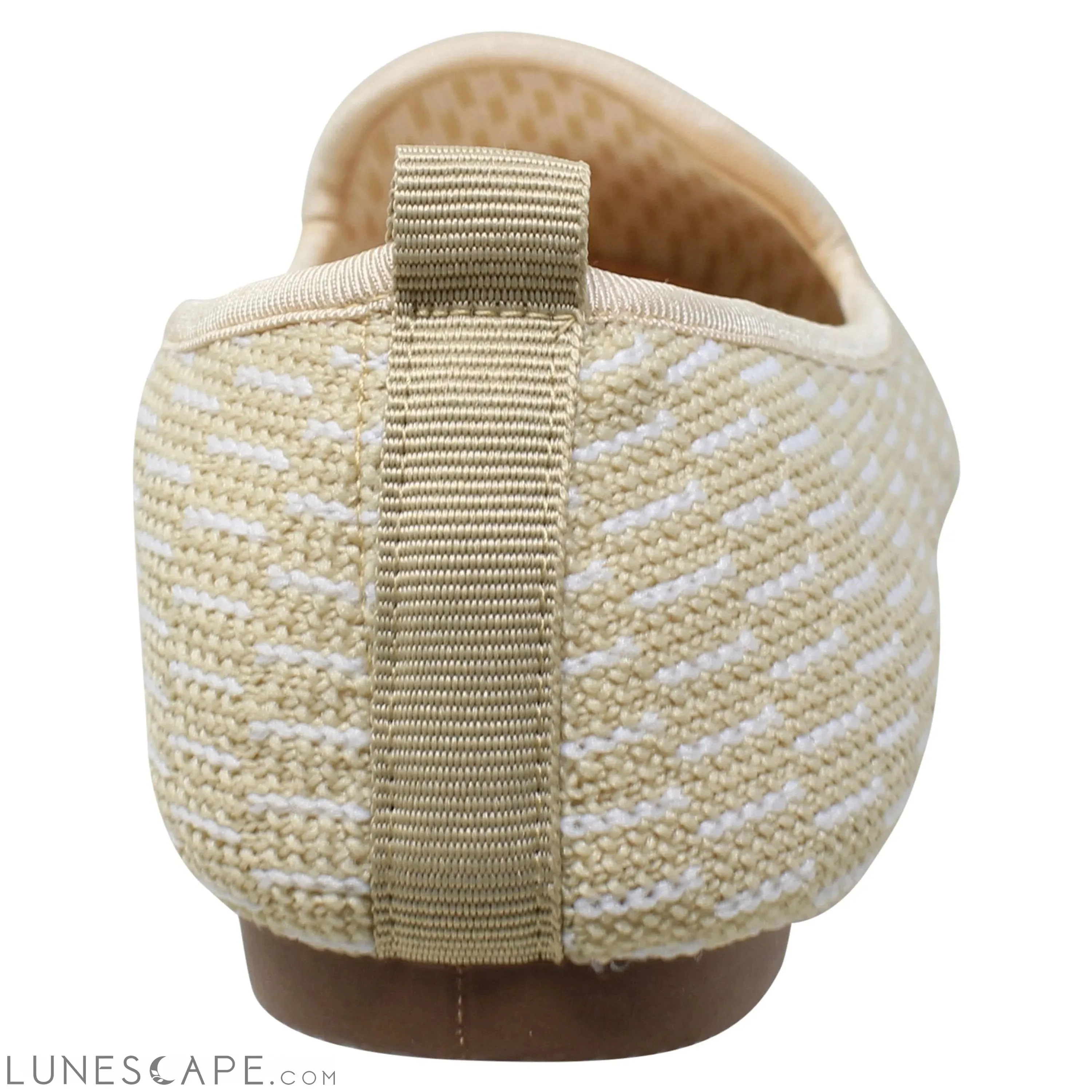 Women's Loafers Sweater Soft Rubber Sole Shoes Beige Suede
