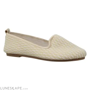 Women's Loafers Sweater Soft Rubber Sole Shoes Beige Suede