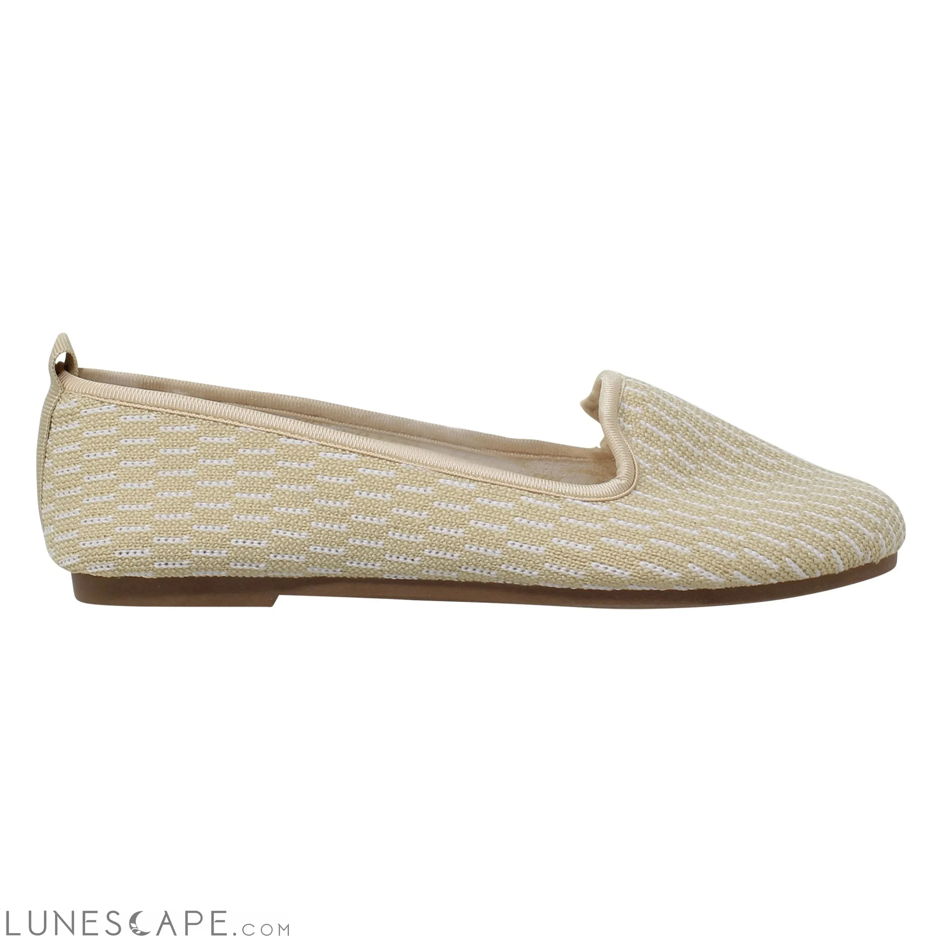 Women's Loafers Sweater Soft Rubber Sole Shoes Beige Suede