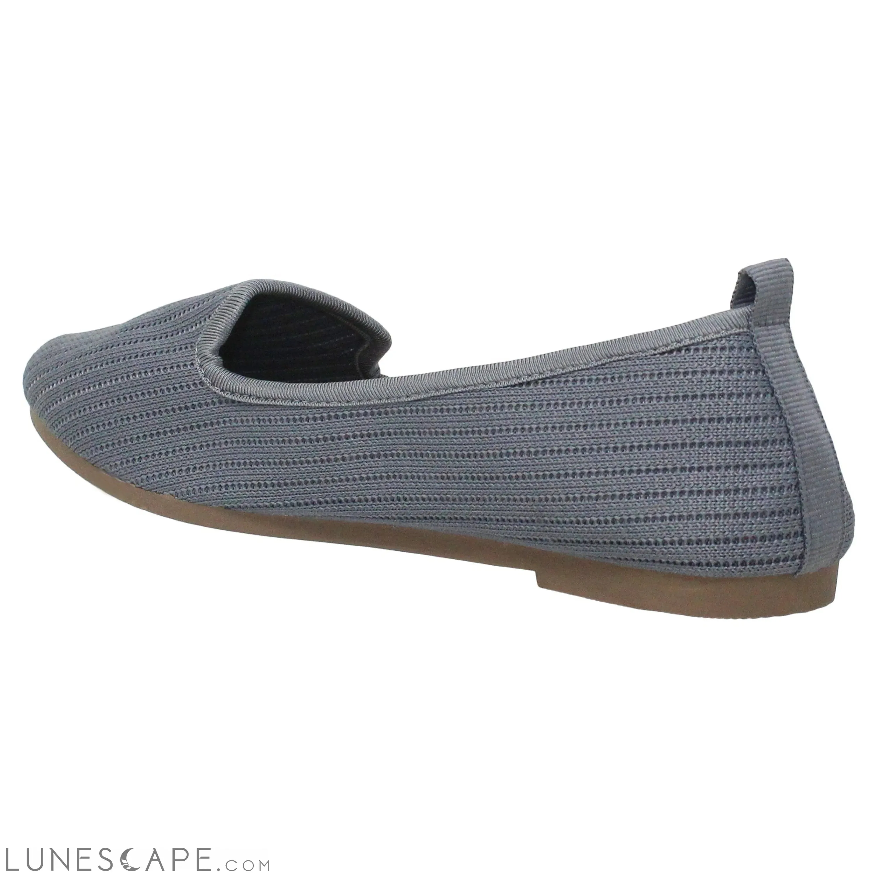 Women's Loafers Sweater Soft Rubber Sole Shoes Gray