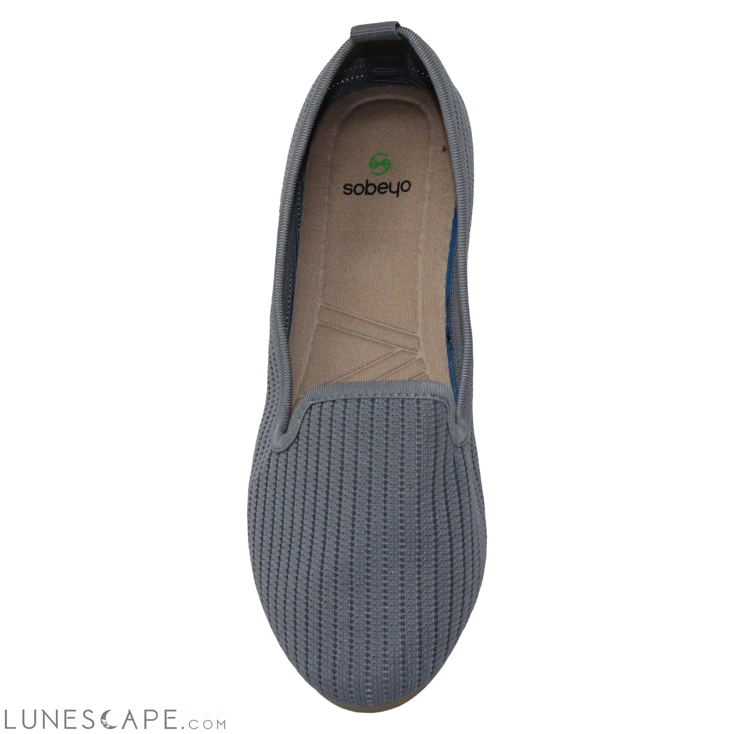 Women's Loafers Sweater Soft Rubber Sole Shoes Gray