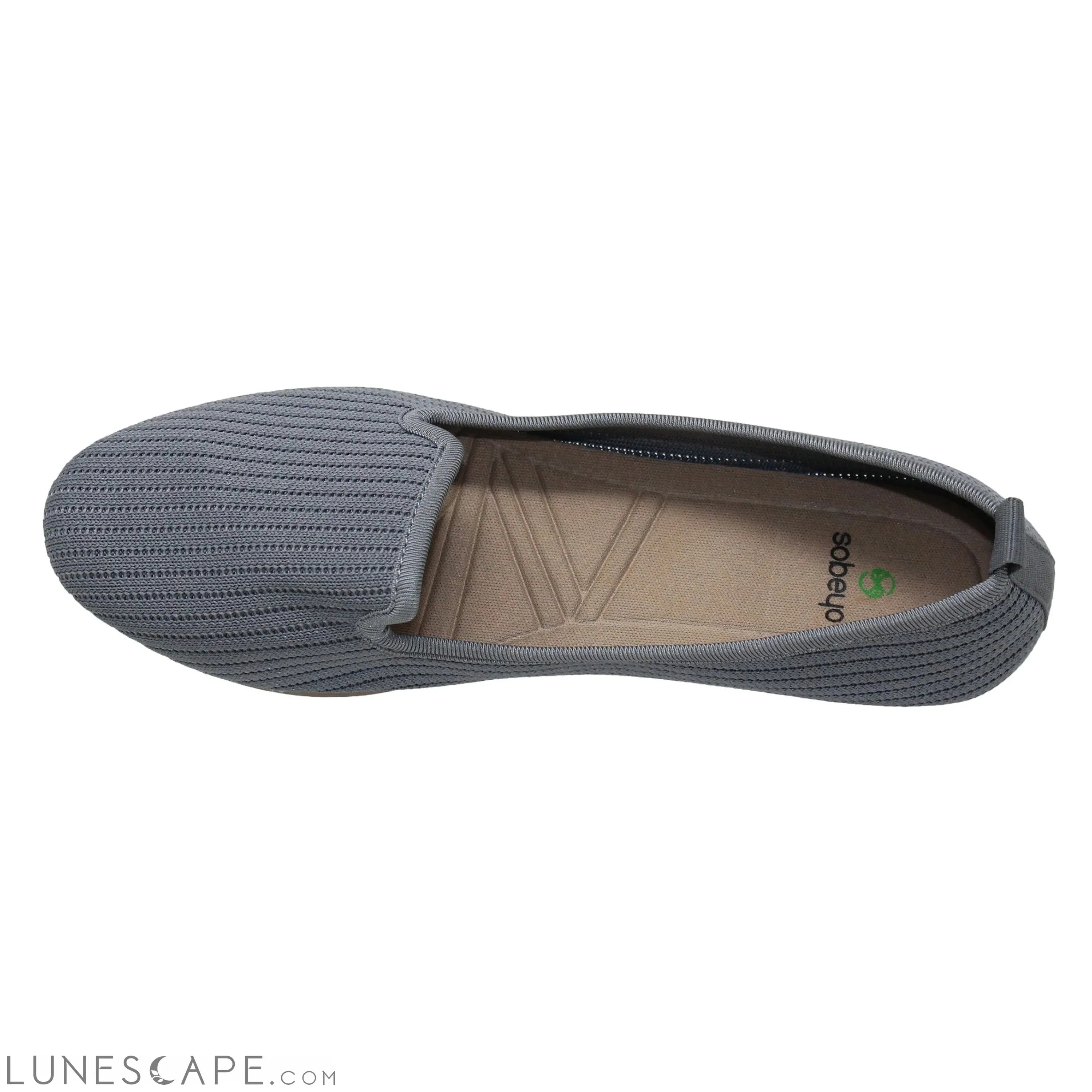 Women's Loafers Sweater Soft Rubber Sole Shoes Gray
