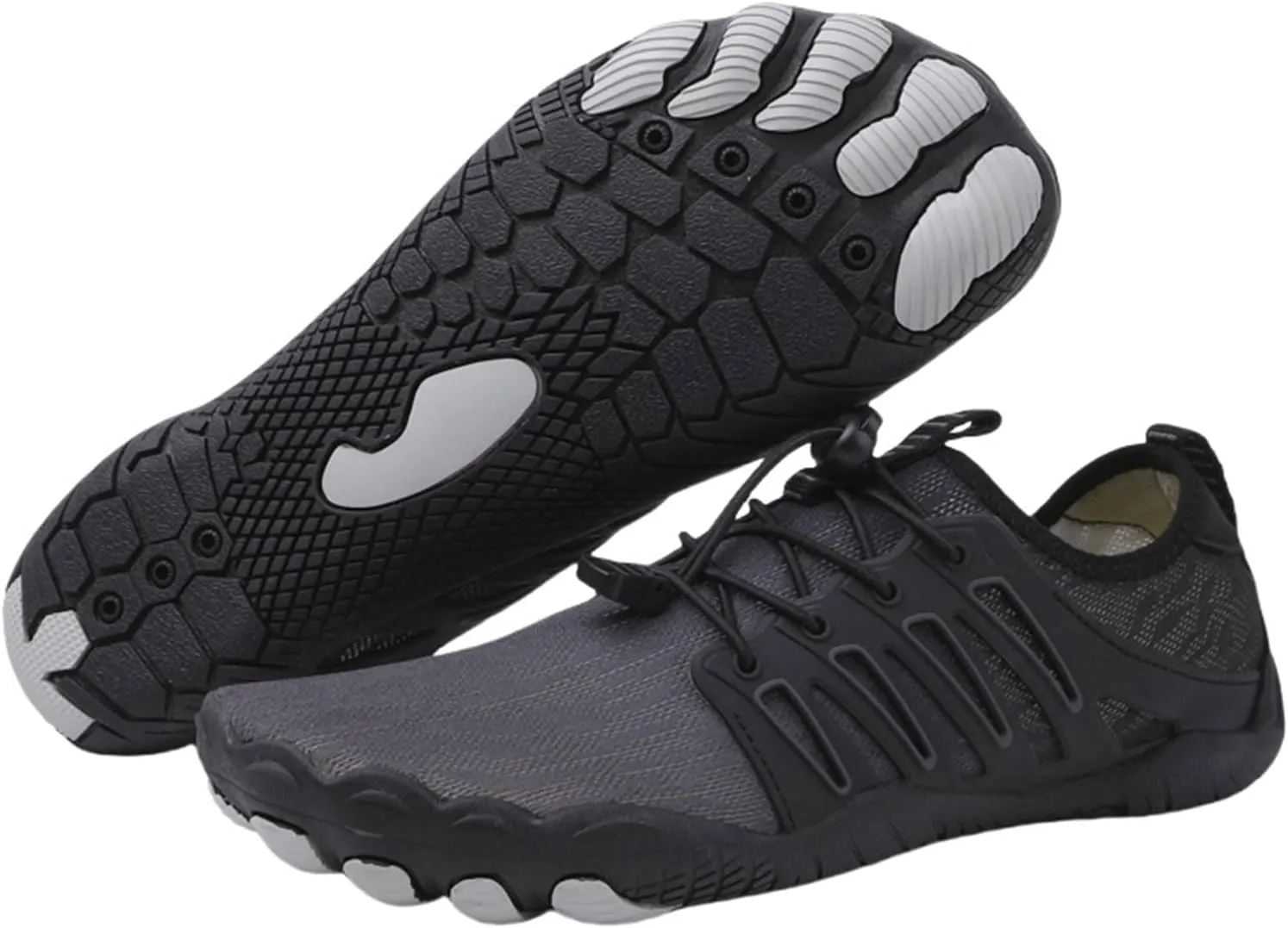 Womens Mens Hiking Footwear Quick Dry Water-Resistant Beach Shoes,Wide Toe Box&Zero Drop Trail Running Shoes,Lightweight Non-Slip Healthy Breathable Barefoot Footwear for Fishing Hunting