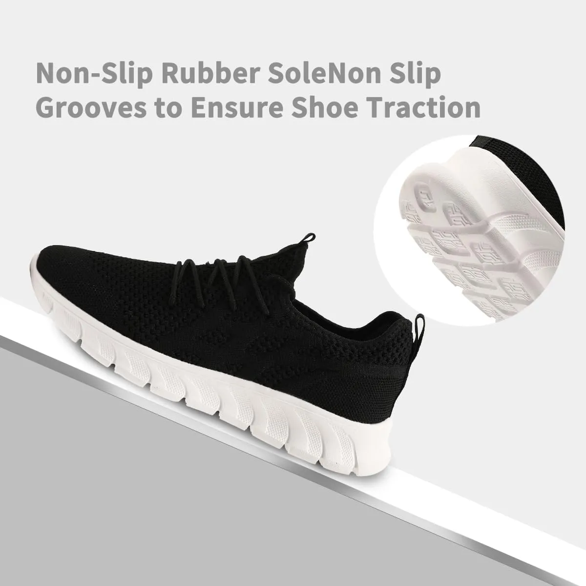 Women's Running Shoes Lightweight Walking Sneakers Tennis Athletic Lace Up Gym Casual Fashion Fitness Sports Soft Sole Mesh Workout Comfortable