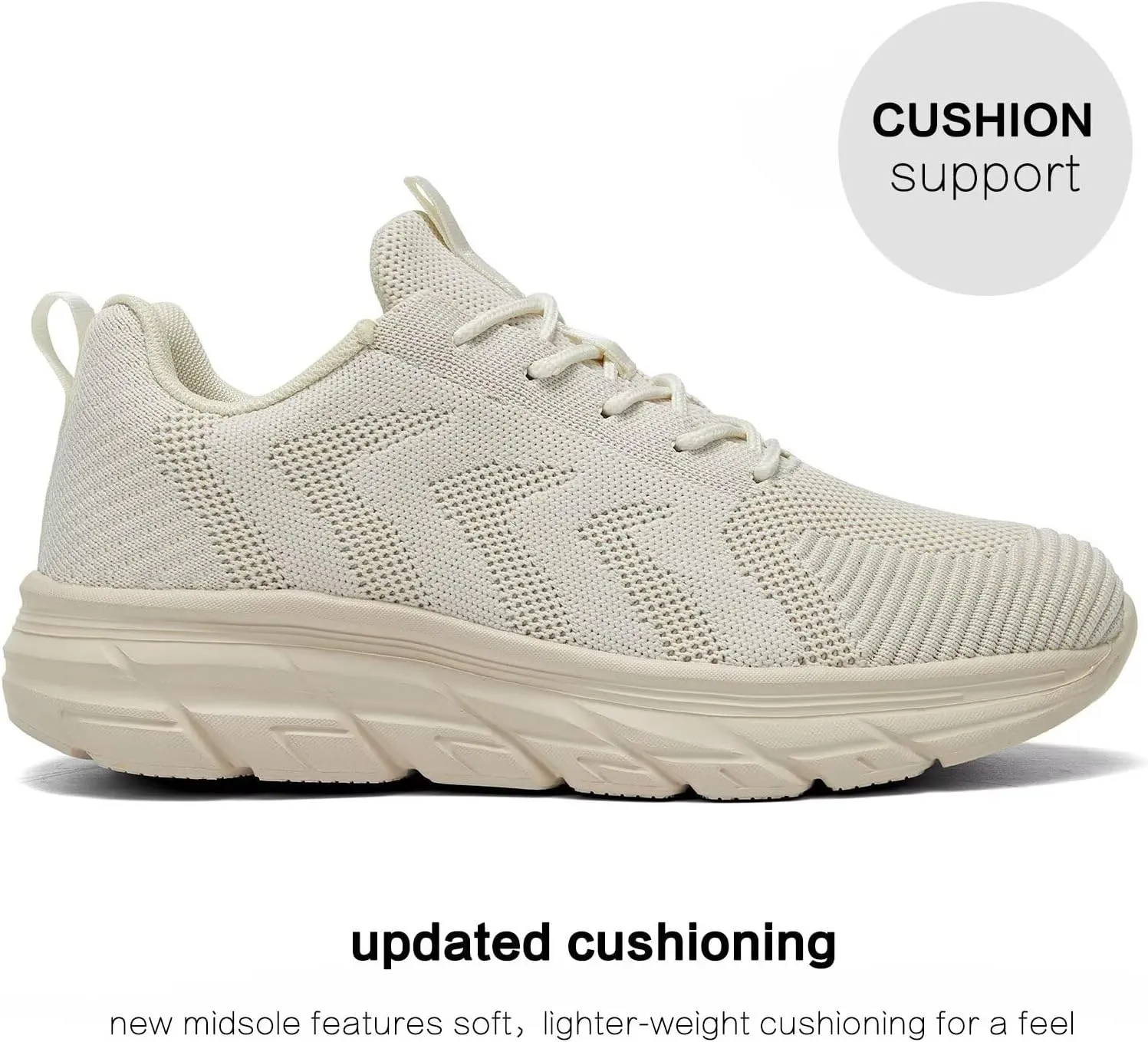 Womens Running Shoes Slip-on Walking Tennis Sneakers Lightweight Breathable Casual Soft Sole Mesh Workout Sports Shoes