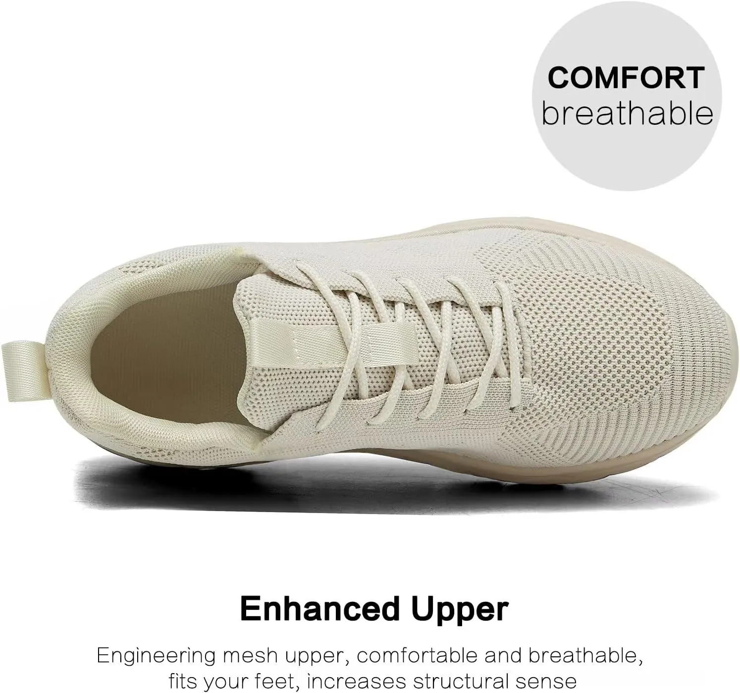 Womens Running Shoes Slip-on Walking Tennis Sneakers Lightweight Breathable Casual Soft Sole Mesh Workout Sports Shoes