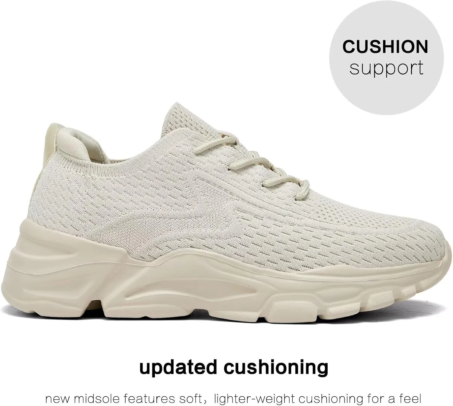 Womens Running Shoes Slip-on Walking Tennis Sneakers Lightweight Breathable Casual Soft Sole Mesh Workout Sports Shoes