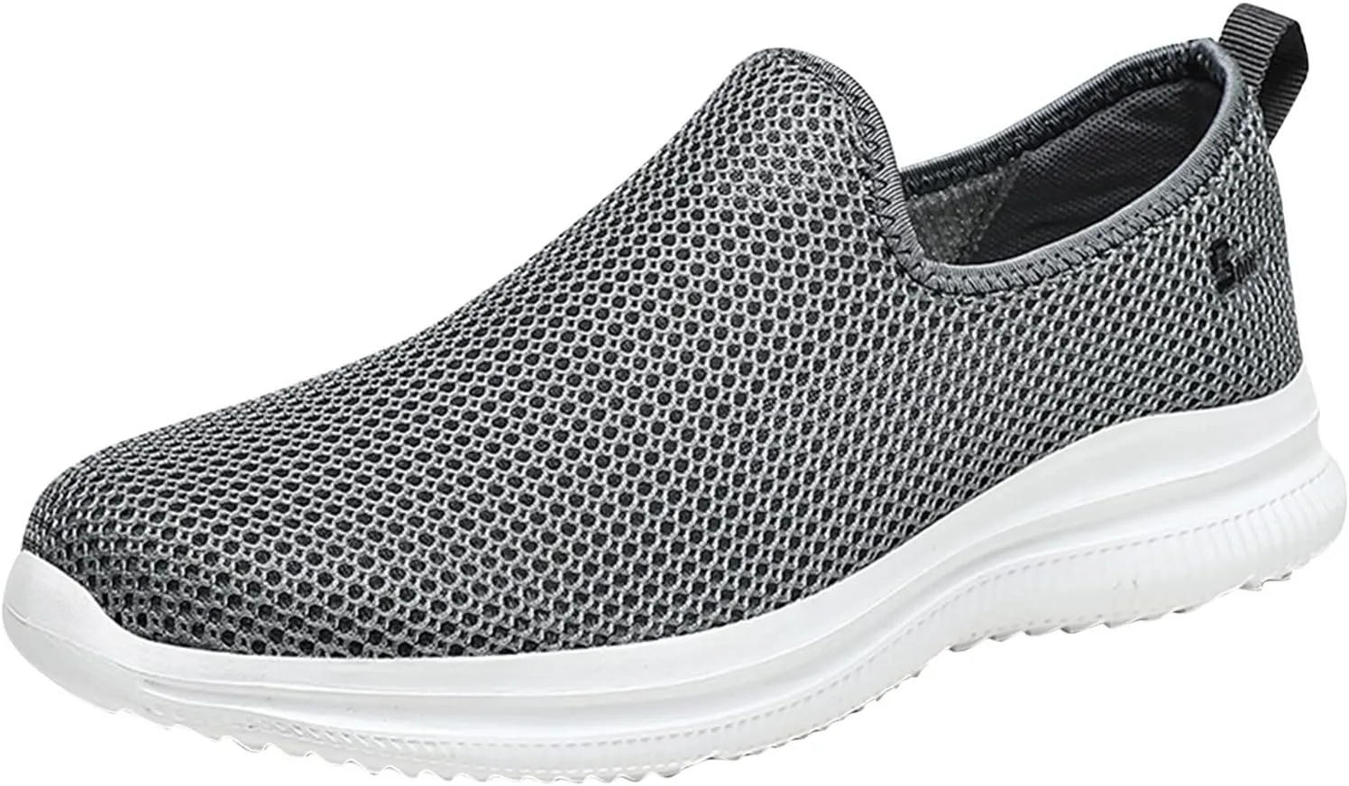 Womens Slip on Walking Shoes Comfort Lightweight Non Slip Work Shoes Women Mesh Breathable Men Shoes Casual Waterproof Sneakers Black Tennis Shoe Trainers Shoe