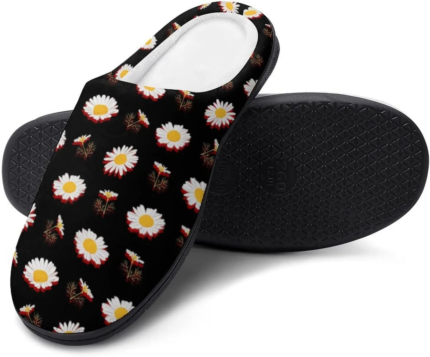Womens Slippers Soft Bedroom Slip-On Shoes Ladies Halloween Cute Ghosts Slippers Cotton House Slippers Indoor Outdoor