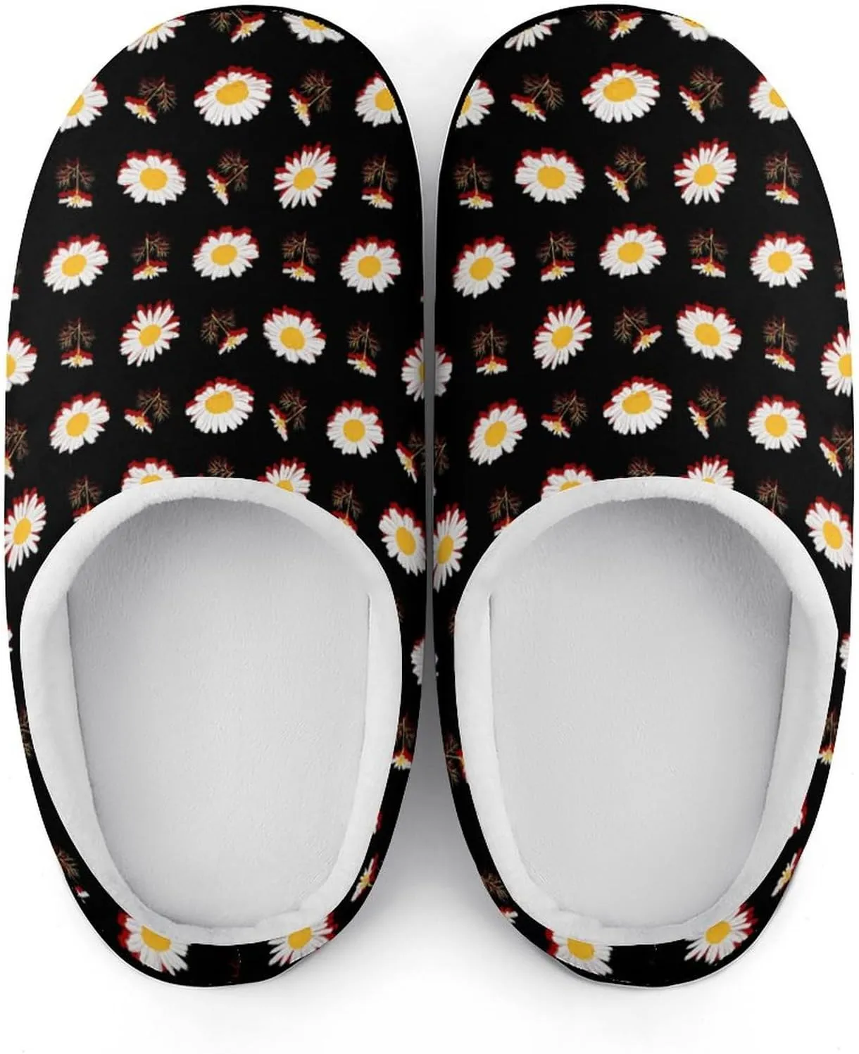 Womens Slippers Soft Bedroom Slip-On Shoes Ladies Halloween Cute Ghosts Slippers Cotton House Slippers Indoor Outdoor