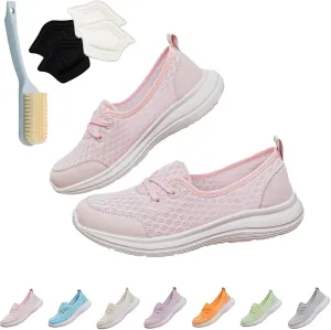 Women's Soft Sole Mesh Comfort Orthopedic Shoes, Cute Lightweight Soft Solecomfortable Flat Arch Support Walking Shoes
