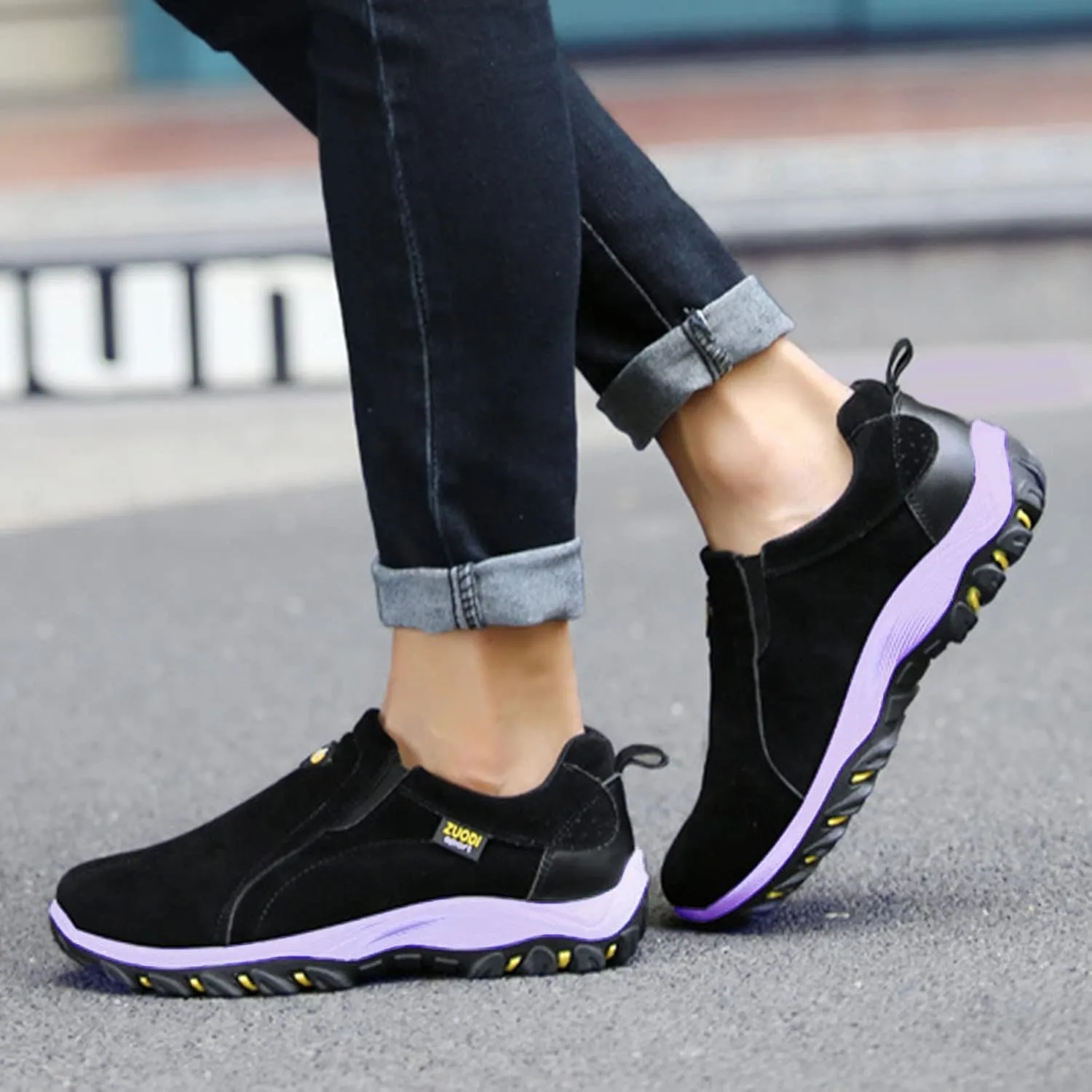 Womens Walking Shoes with Support Black On Black Walking Shoes Women Wide Feet Black Shoes Women Casual High Tops Wedge Sneakers for Women Dressy Size 10 Women Walking Shoes Slip On