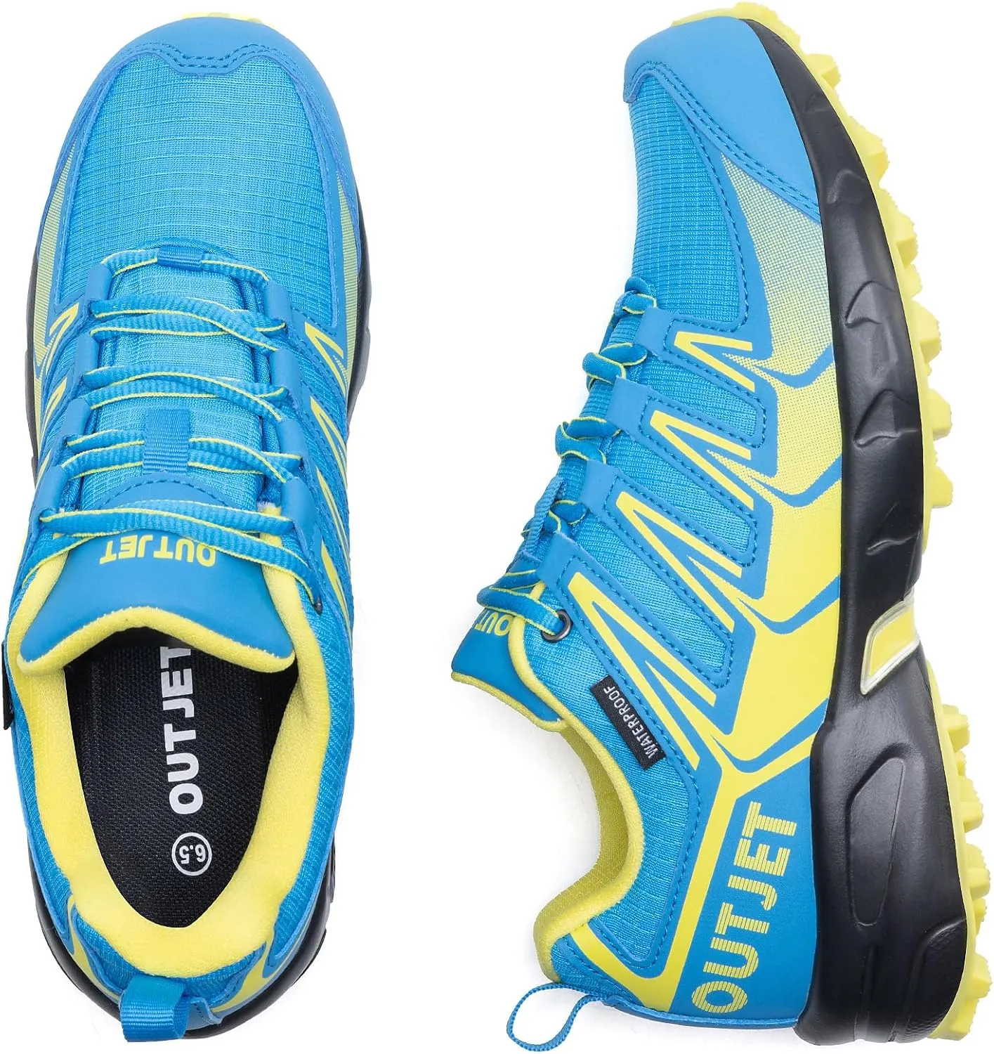 Women's Waterproof Hiking Shoes Lightweight Non-Slip Trails Walking Shoes Outdoor Sneakers