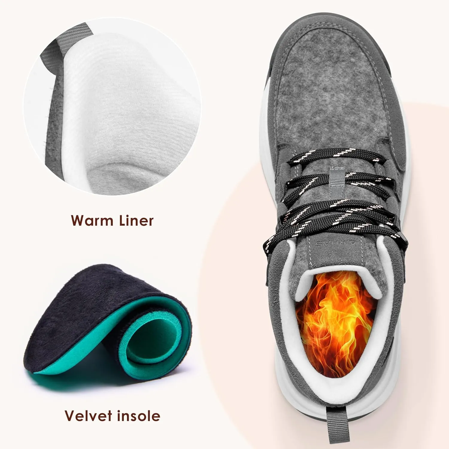 Women's Winter Warm Snow Boots for Women Comfortable Water-Resistant Womens Ankle Boots Fashion Booties