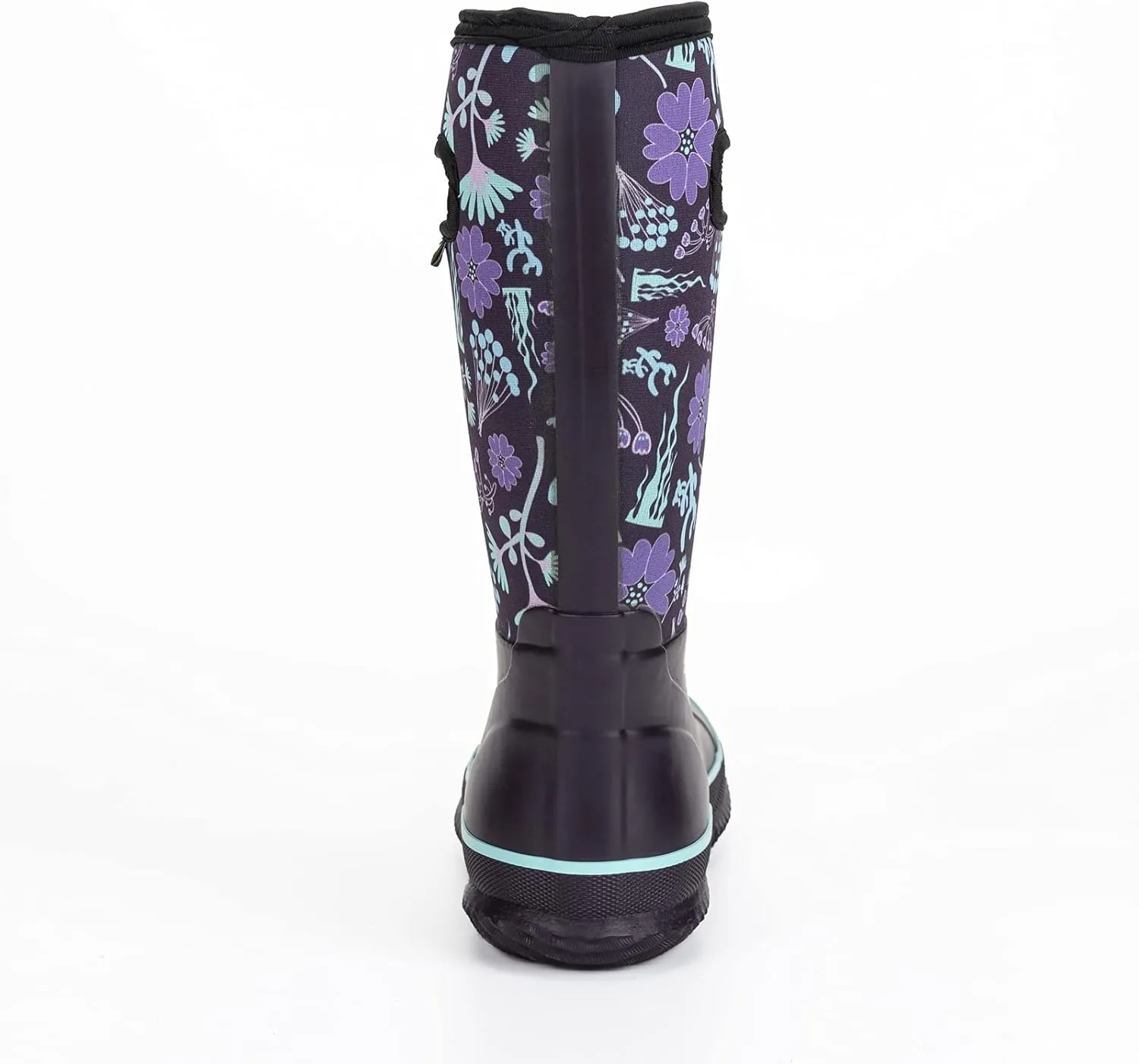 WTW Mid Calf Rain Boots for Women - Waterproof Insulated Neoprene Mud Boots Outdoor Hunting Garden Boots