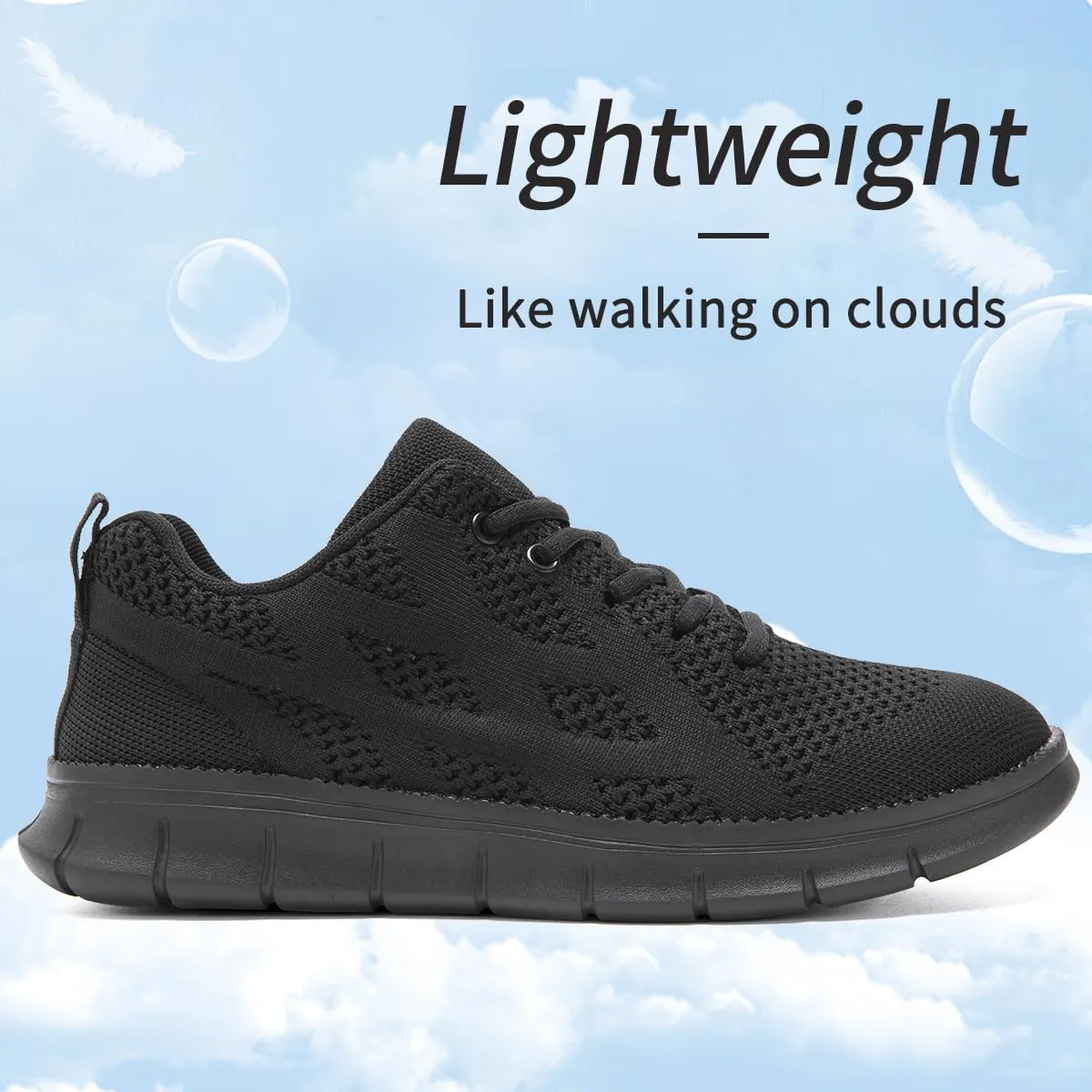 WYGRQBN Mens Walking Shoes Lightweight Breathable Slip On Running Shoes Gym Workout Tennis Fashion Sneakers