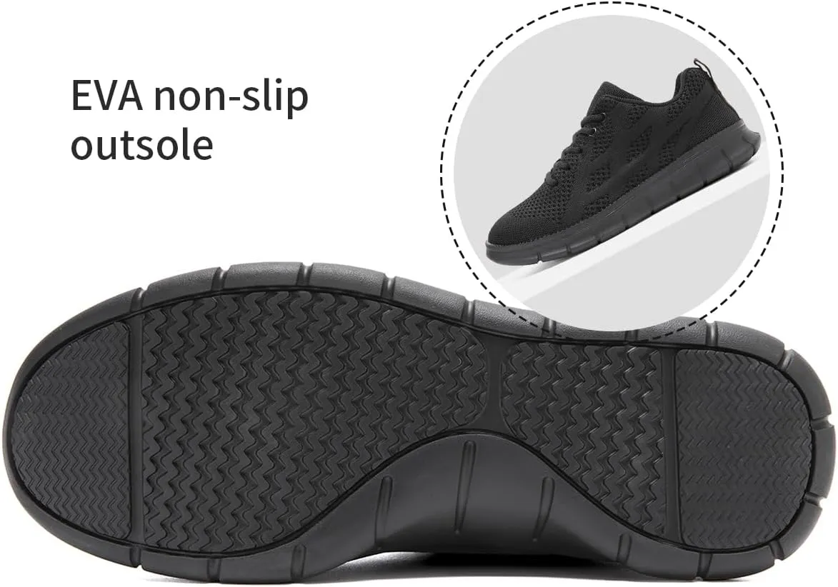 WYGRQBN Mens Walking Shoes Lightweight Breathable Slip On Running Shoes Gym Workout Tennis Fashion Sneakers