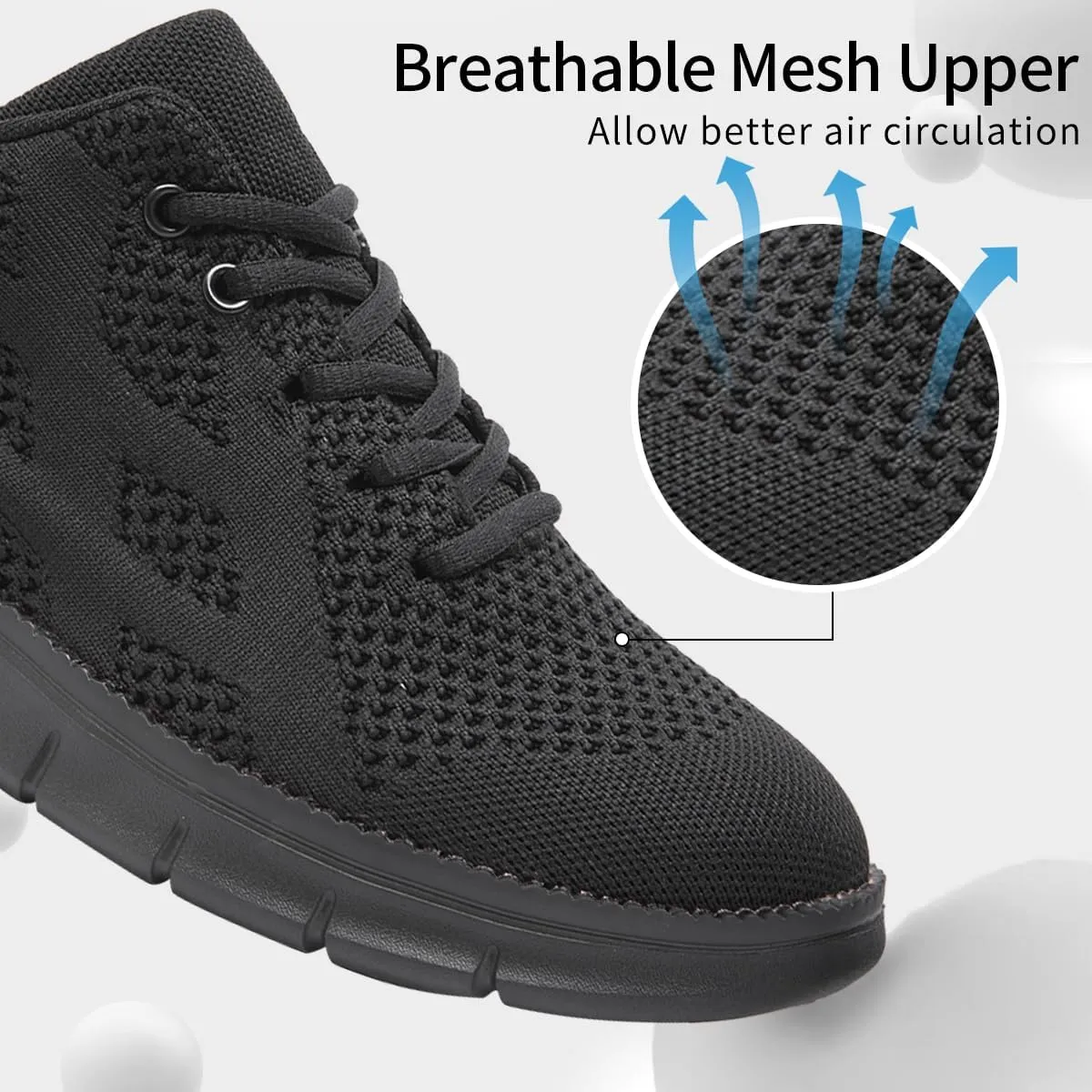 WYGRQBN Mens Walking Shoes Lightweight Breathable Slip On Running Shoes Gym Workout Tennis Fashion Sneakers