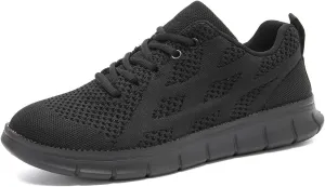 WYGRQBN Mens Walking Shoes Lightweight Breathable Slip On Running Shoes Gym Workout Tennis Fashion Sneakers