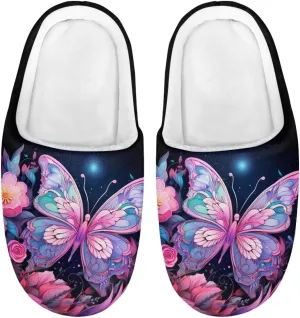 Xpyiqun Boys Girls Slippers Kids House Shoes Soft Plush Fuzzy Home Slippers Non-slip Slip On Shoes Size 9-14.5