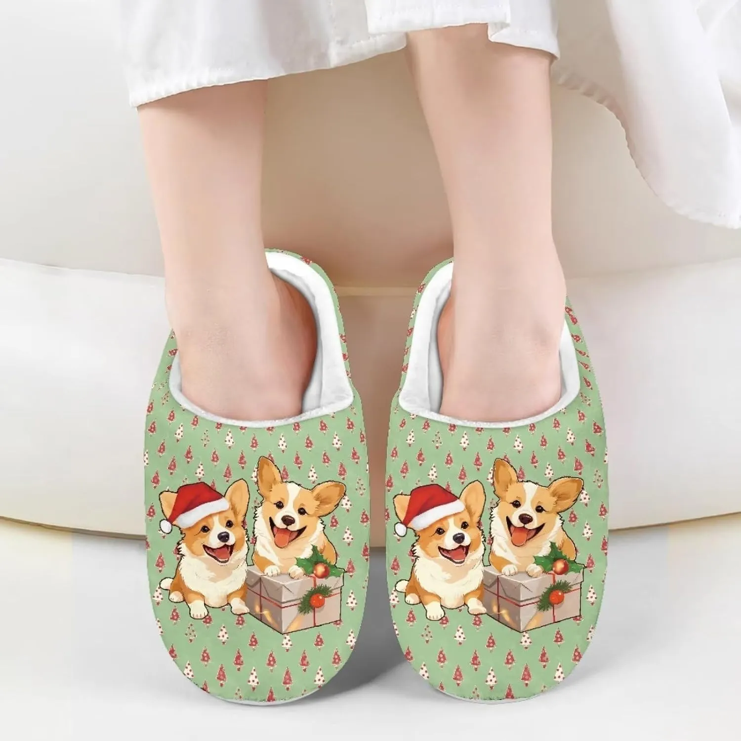 Xpyiqun Little Kid Slippers House Shoes Girls Boys Slip On Slippers Cozy Warm Soft Plush Winter Home Slippers Size 9-14.5