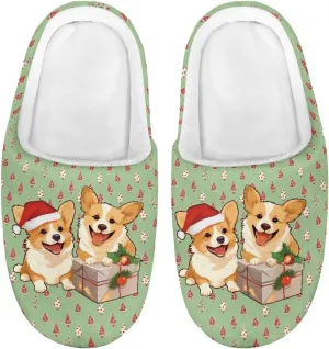Xpyiqun Little Kid Slippers House Shoes Girls Boys Slip On Slippers Cozy Warm Soft Plush Winter Home Slippers Size 9-14.5