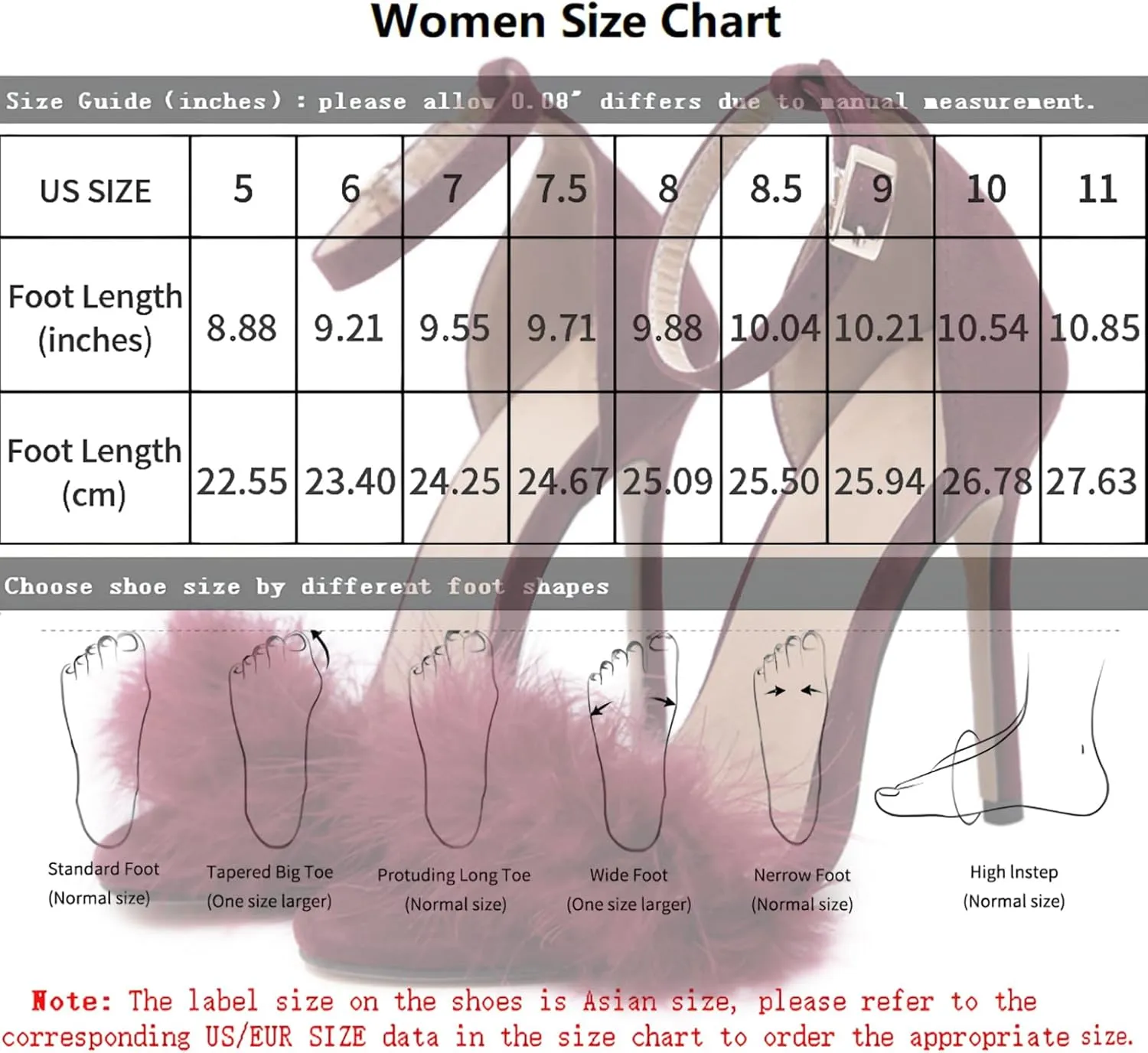 YIBLBOX Women's Feather Heels Open Toe Sandal Fluffy Fur High Heel Shoes Ankle Strap Stiletto Pump for Wedding Party Dance Evening