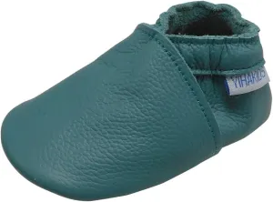 YIHAKIDS Baby Leather Shoes Soft Sole First Walking Moccasins Infants Toddler Boys Girls Crawling Slippers Slip-on Shoes Solid Color Shoes