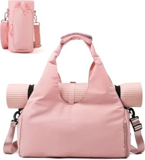 Yoga Mat Bag, Sport yoga Gym Bag for women, Lightweight yoga mat bag carrier with Yoga Strap, Carryall Yoga Tote Bag