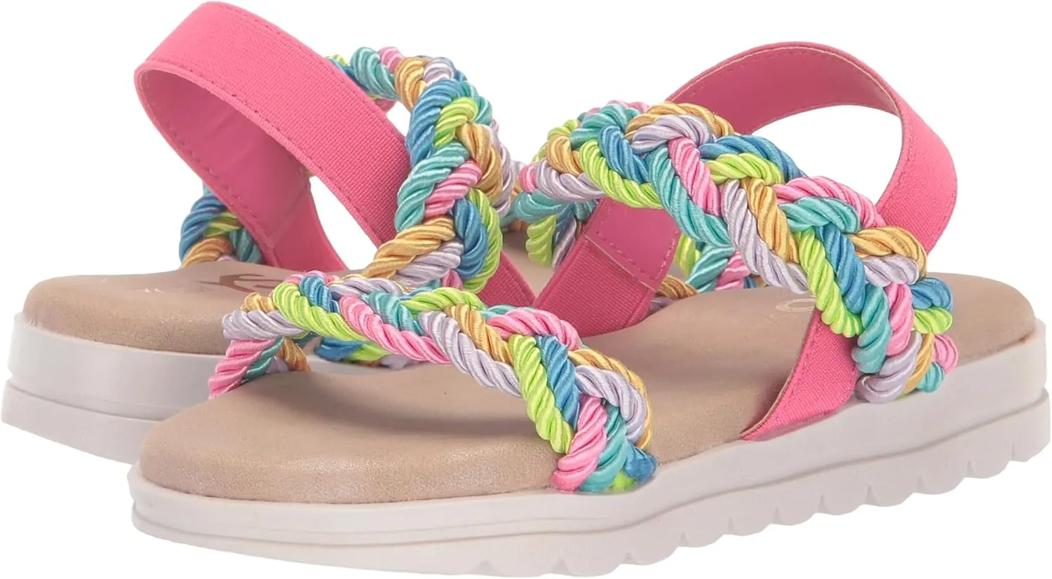 Yosi Samra Miss Bradie Glam Sandal in Silver - Kids
