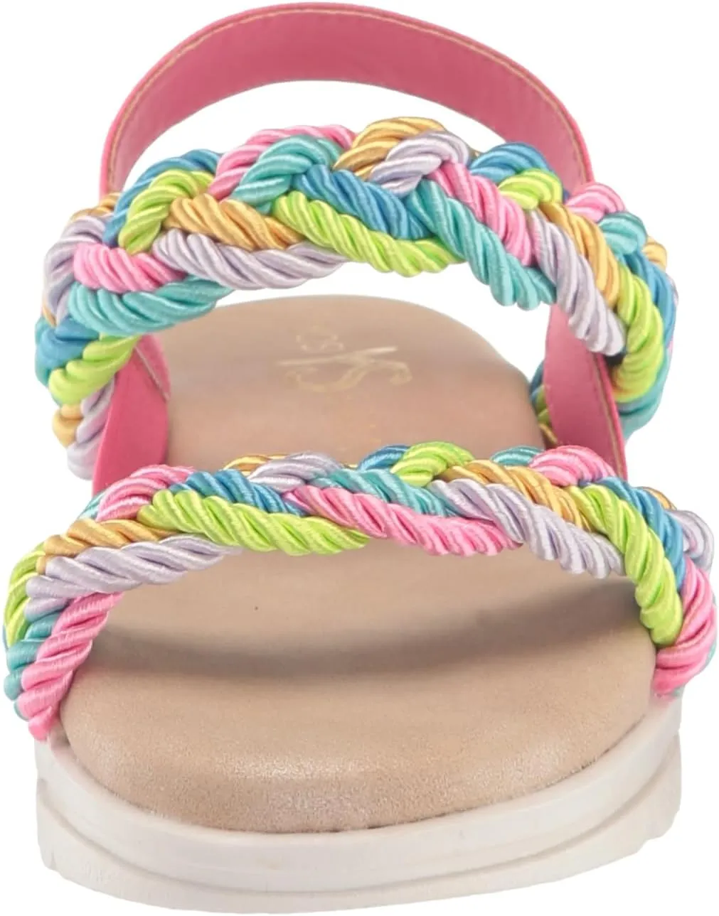 Yosi Samra Miss Bradie Glam Sandal in Silver - Kids