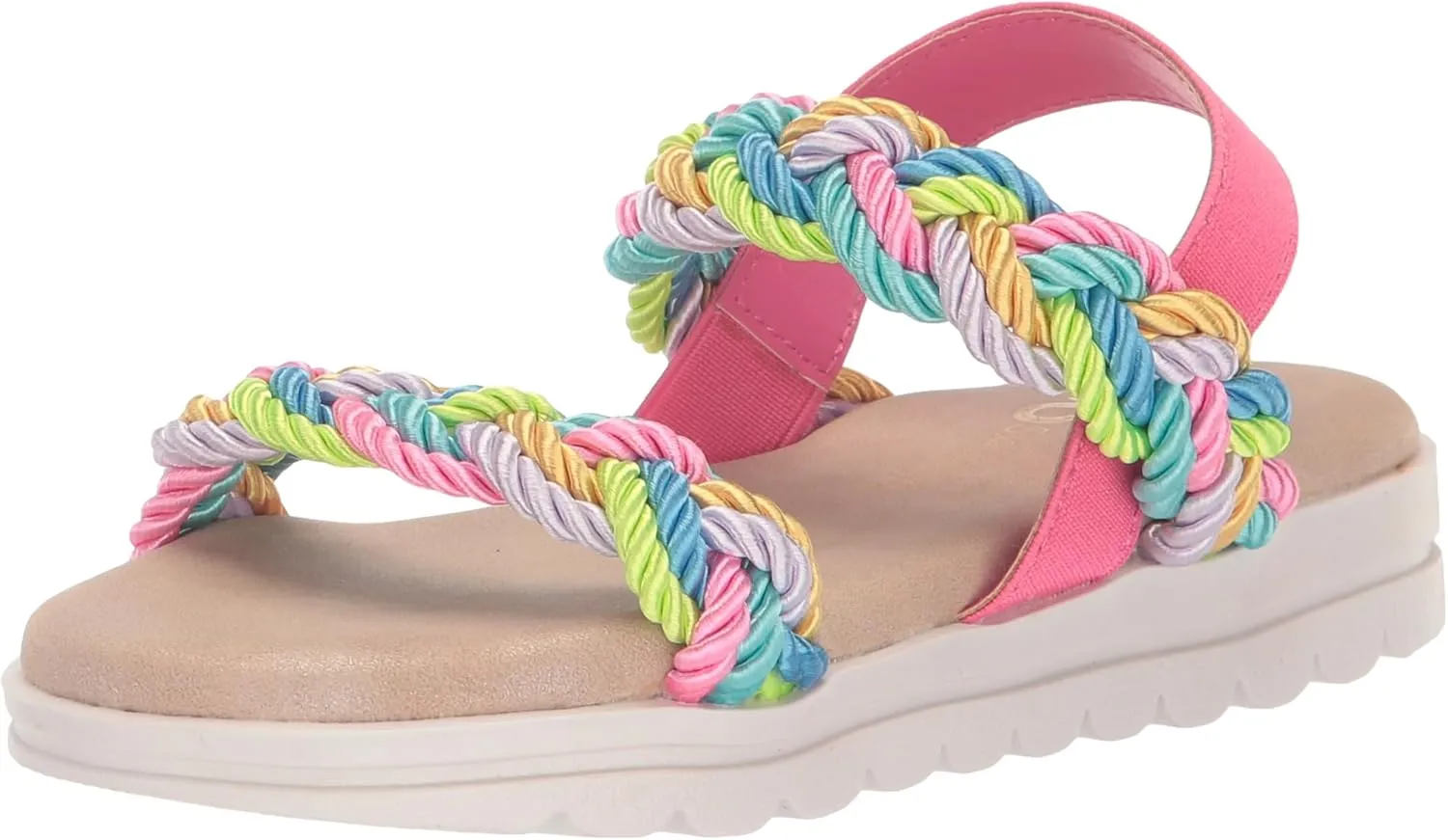 Yosi Samra Miss Bradie Glam Sandal in Silver - Kids