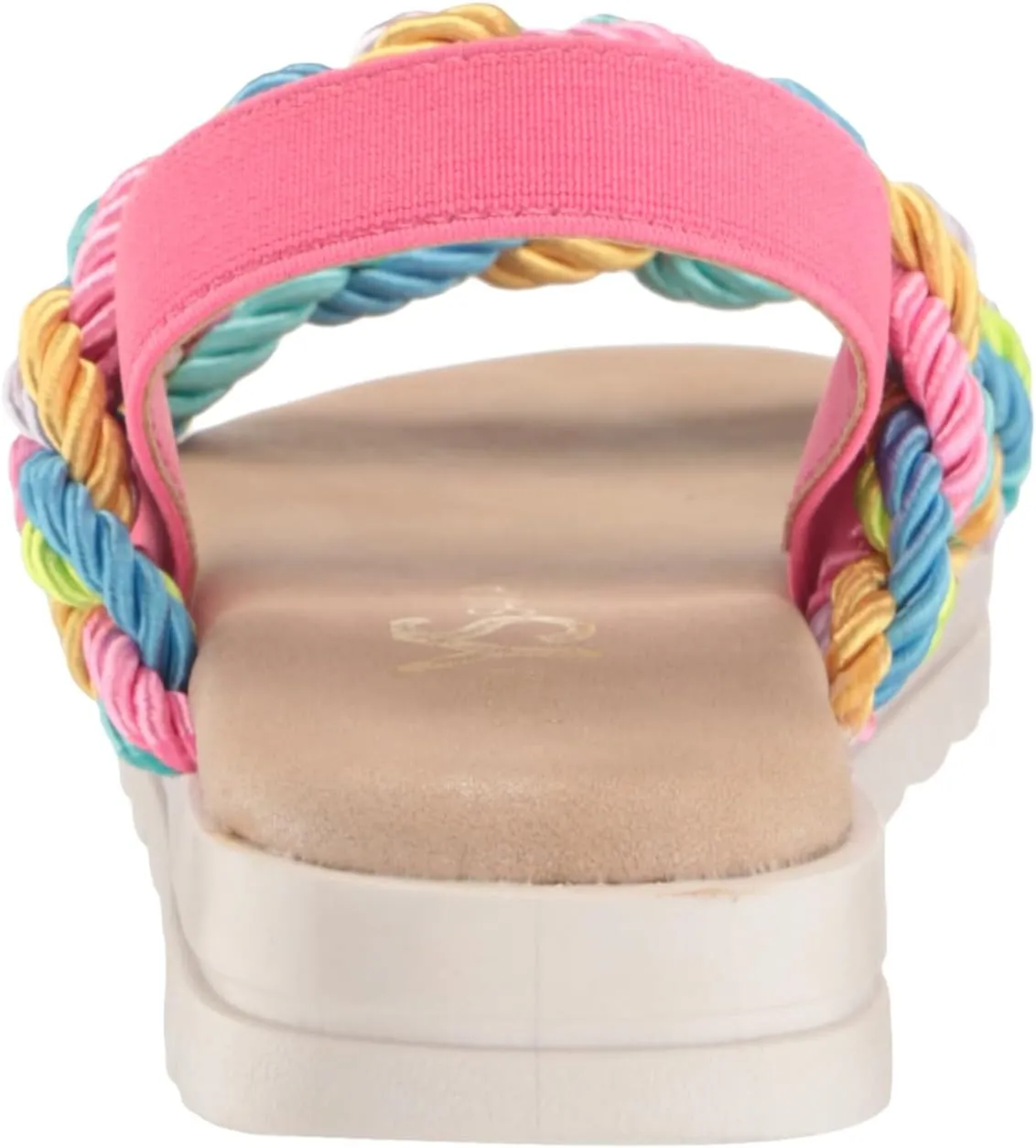 Yosi Samra Miss Bradie Glam Sandal in Silver - Kids