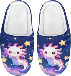 Ystardream Winter Fuzzy House Slippers With Arch Support for Girls Kids Toddlers