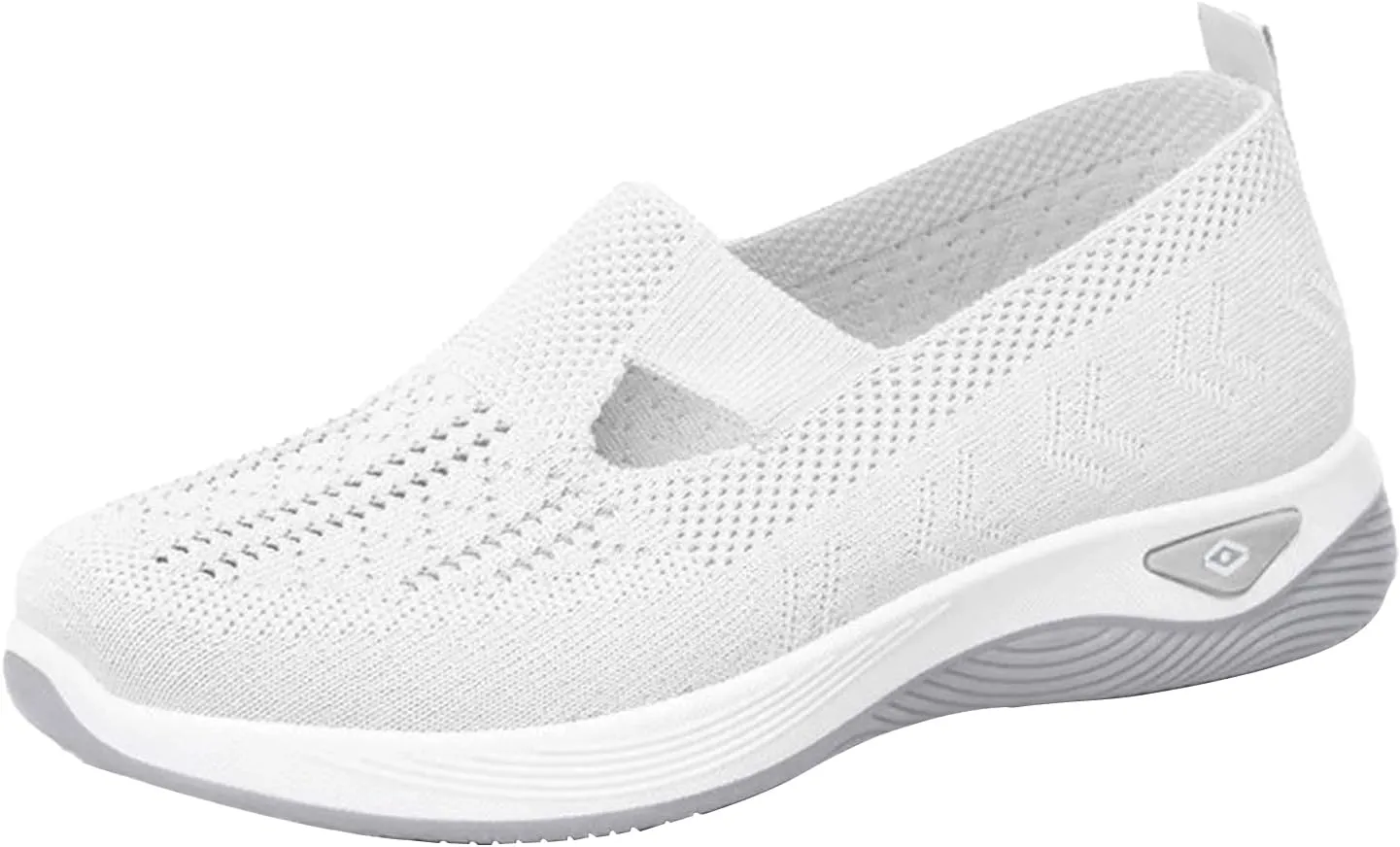 Zapatos Ortopédicos para Mujer Ligeros y Anchos, Women's Orthopedic Walking Shoes Slip on Trainers Comfortable Casual Athletic Shoe Soft Soled Arch Support Hands-Free Sneakers