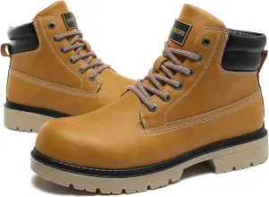 ZEENXIUYA Women's Hiking Boots Men's Chukka Boots Non-slip Outdoor Casual Boot Waterproof Lightweight Comfortable Ankle Lace Up Booties
